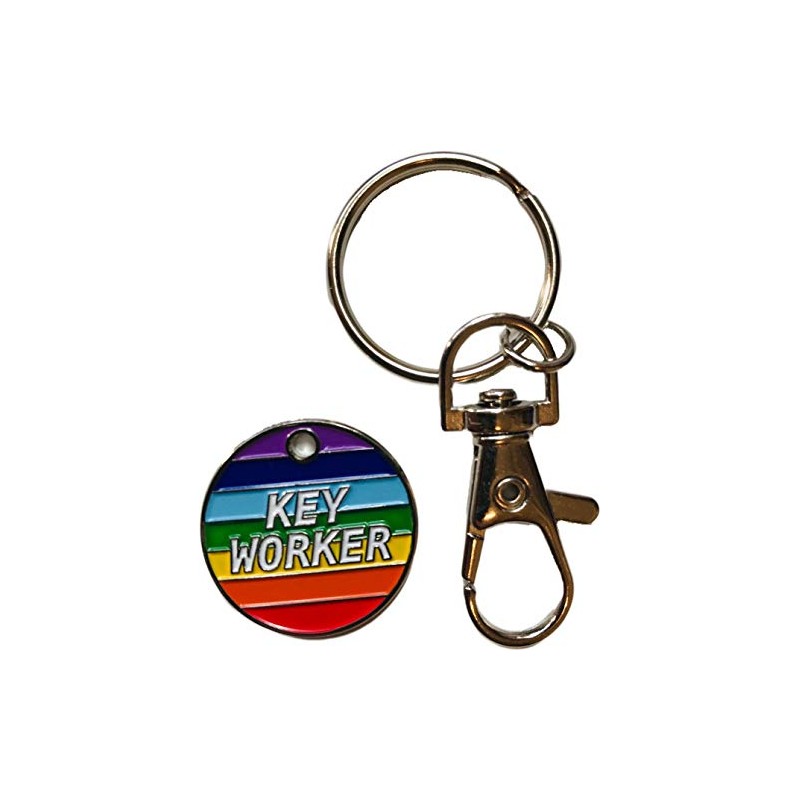 PAC Supplies Global £1 UK Trolley Coin with Keyring -