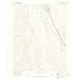 YellowMaps Deer Trail CO topo map, 1:24000 Scale, 7.5 X 7.5 Minute, Historical, 1968, Updated 1973, 27.2 x 22.1 in - Polypropylene