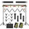 Forlogic Backdrop Stand 10x7.5ft(WxH), Heavy Duty Adjustable Photo Back Drop