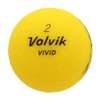 2022 Volvik Golf Balls VIVID 22 Yellow 1 Sleeve (Pack
