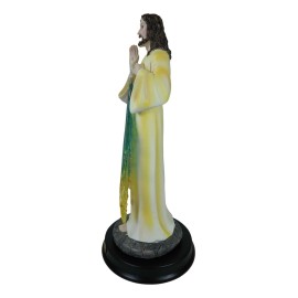 Large 12"H Divine Mercy Of Jesus Christ Figurine Blood & Water From His Heart