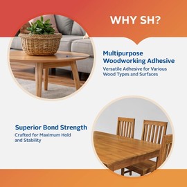 Pidilite Fevicol SH - Ultimate woodworking adhesive 500gm, white (DHR_080)