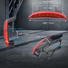 NATGIC 1PC Motorcycle Tail Light Chopped Rear Fender Edge LED