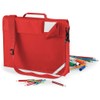 Quadra Junior Book Bag with Strap in Burgundy