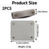 2Pcs PU Leather Handle Wrap, Soft Handle Grip Protector