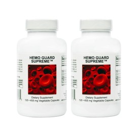Supreme Nutrition Hemo Guard Supreme, 120 Pure Herbal Combination Vegetarian Capsules (Pak of 2)