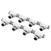 50PCS PT1/4 Hose Connectors PU Nylon Tubing T Shaped Tee