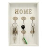 PrimoLiving Wooden Key Cabinet Home with 6 Hooks - Wall