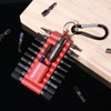 Geinxurn Impact Hex Screwdriver Bits Set,22 Pcs Magnetic Metric S2