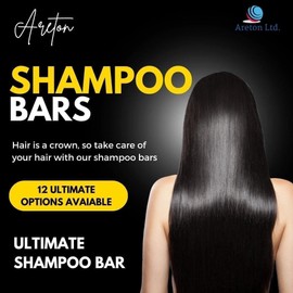 HandMade Shampoo Bar – Natural Shampoo Bar and conditioner For Dry Hair, Hair Nourishment, Prevents Spilt Ends With Plant Based Hydrating SLS Free Shampoo Bar (Bamboo Charcoal)