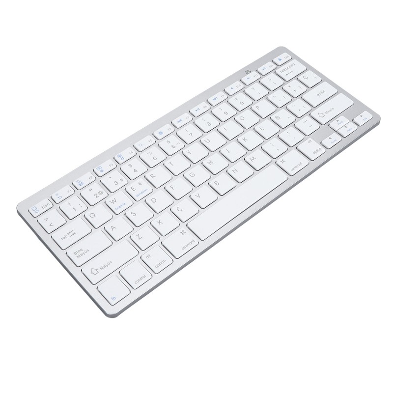 Wireless Bluetooth Keyboard Portable Compact Ultra Thin Bilingual Universal for