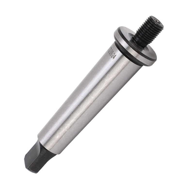 Drill Chuck Arbor MT2 Shank to 3/8in‑24 Threaded Hardened Morse