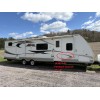 CROSSROADS RV 2010 SUNSET TRAIL DECALS 43x8" FORWARD SWOOSH STRIPES