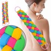 4-Ply Twisted Back Scrubber Exfoliating Bath Towel Twisted Back Scrubber Towel 5ea