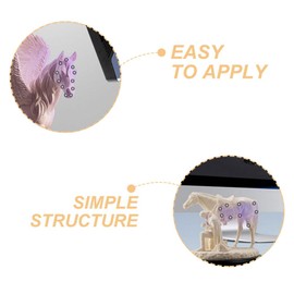 Angoily 10sheets Reflective Film Scanner Marker Dots High Visibility Marking Points for Engineering Architecture Design Applications Easy to Apply Remove Reduces Scan Errors