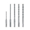 5PCS SDS-Plus Rotary Hammer Drill Bits Set,Carbide Tipped for Brick,Stone,Masonry