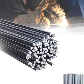 60 Pcs Low Temp Aluminum Welding Rods, 572°F-752° Faluminum Brazing Rods, Low Melt Welding Sticks For Alu, Alu Alloy, Aluminum Repair 1/16" X 13"
