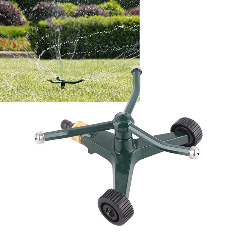 Metal Three Arm Sprinkler with G3/4 Connector Rustproof 360° Rotating