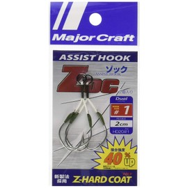 Major Craft ZOC-PD30#5/0 ZOC Assist Hook, Thick Shaft, Compatible with Large Objects