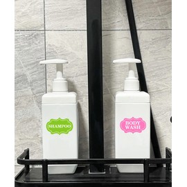 Top label 120 PCS Waterproof Soap Labels for Plastic/Glass Bottles,Farmhouse Bathroom Kitchen Hand Soap Dispenser Stickers, Bottle Labels for Soap, Lotion, Shampoo and Conditioner，3x2Inch, Green