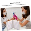 BIUDECO Nail Art Wear Nails Display Board Manicure Nail Holder