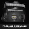 DOT 5D Curved LED Light Bar 52 Inch 300W&32 Inch