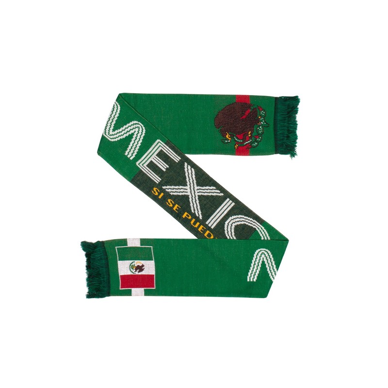 Mexico Soccer Knit Scarf
