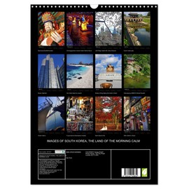 IMAGES OF SOUTH KOREA, THE LAND OF THE MORNING CALM (Wall Calendar 2026 DIN A3 portrait), CALVENDO 12 Month Wall Calendar: South Korean Travel Destinations