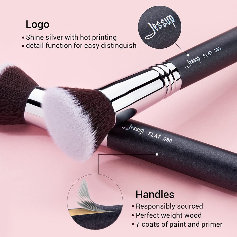 Jessup Kabuki Foundation Brush Professional Face Brush Cosmetic Brush Synthetic