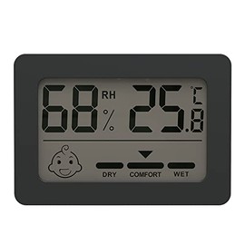 Termometro Digital para Interiores, Higrómetro, Medidor de Humedad y Temperatura Preciso para el Hogar, con Indicador de Comodidad, Soporte de...     