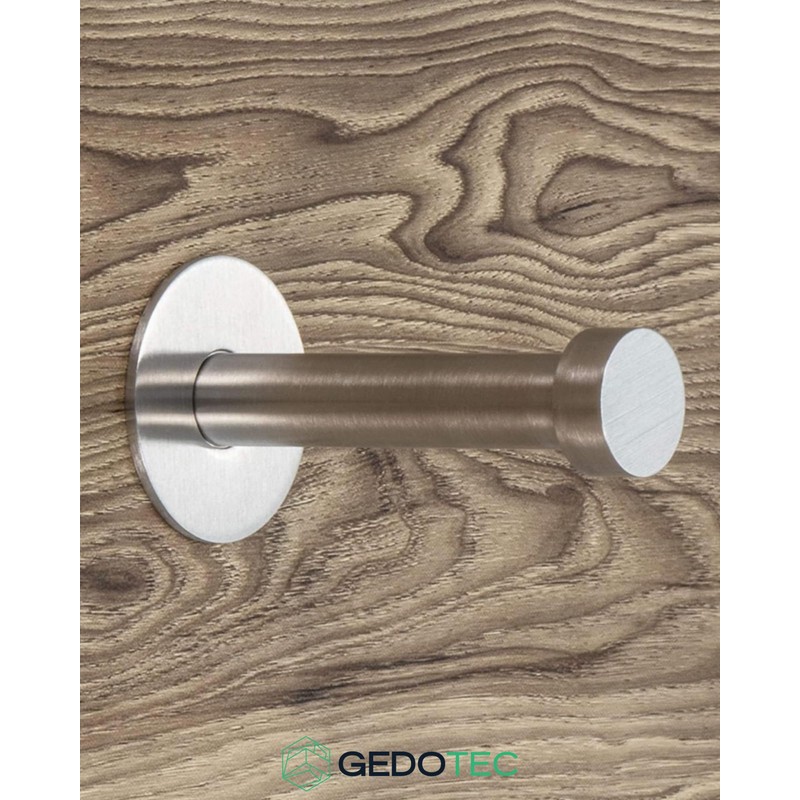 Gedotec UP-25 Stainless Steel Coat Hook Door - Wardrobe &