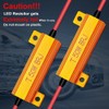 2Pcs LED Load Resistors, 50W 8Ohm Car LED Load Resistor