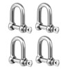TERF M12 Heavy Duty Commercial D-Shackle Steel M12 (12mm) D-Shackle