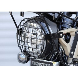 Kijima Honda 205-5123 Motorcycle Parts, Stone Guard, Headlight Stone Guard, CT125 Hunter Cub, Steel Black Finish