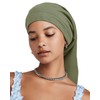 Winitas Long Hair Bonnet for Sleeping Silk Satin Lined Adjustable