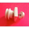 4 x Shower Door Rollers Joint Ball Grooved Sovereign Wheels/Runners