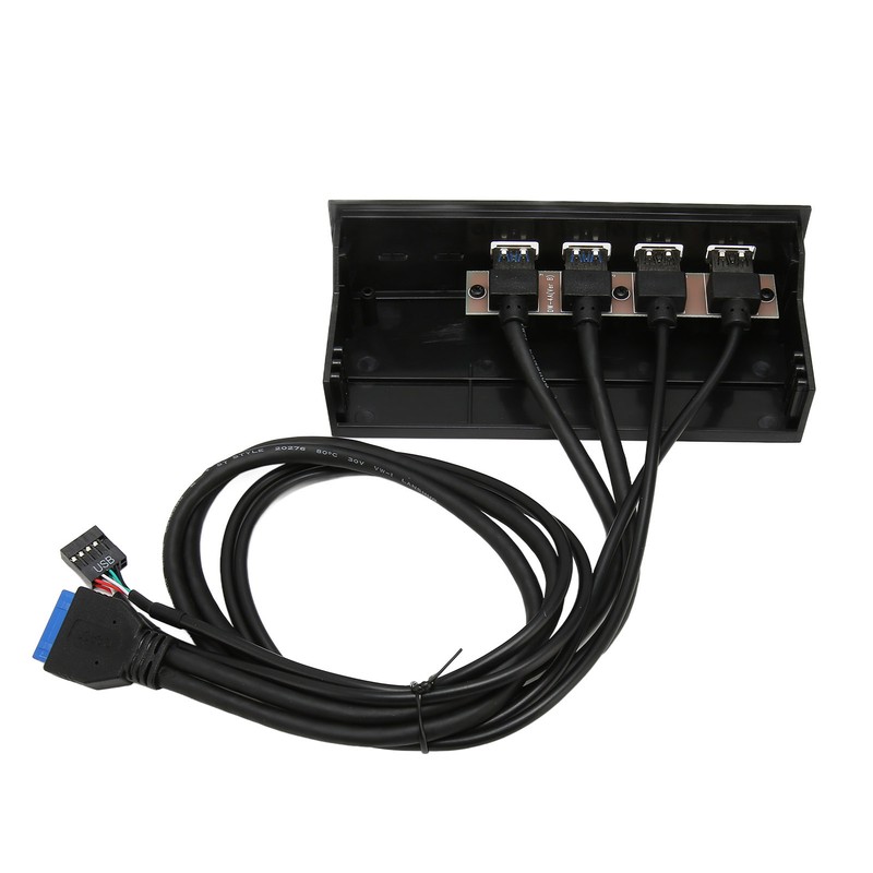 5.25in USB 3.0 Front Panel Hub 4 Ports 5Gbps High