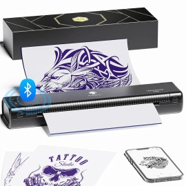 Phomemo TP81 Wireless Tattoo Template Printer New for Tattoo Artists & Beginners - Black Printer