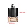 2W025-08 G1/4" AC N/C Normally Closed Brass Electric Solenoid Valve