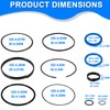 Hydraulic Log Splitter Cylinder Rebuild Seal Kit Suitable for 4.5"