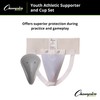 Champion Sports Intermediate Cup & Supporter (White, Medium)