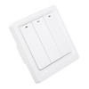 Wall Smart Light Switch Push Button Zero Fire 3 Gang