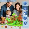 HAOYEGUOJI Magnetic Building Blocks, 100 Pieces Giant Island Adventure Magnets