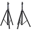 Rockville RVES1 Pair Tripod DJ PA Speaker Stands with Carry
