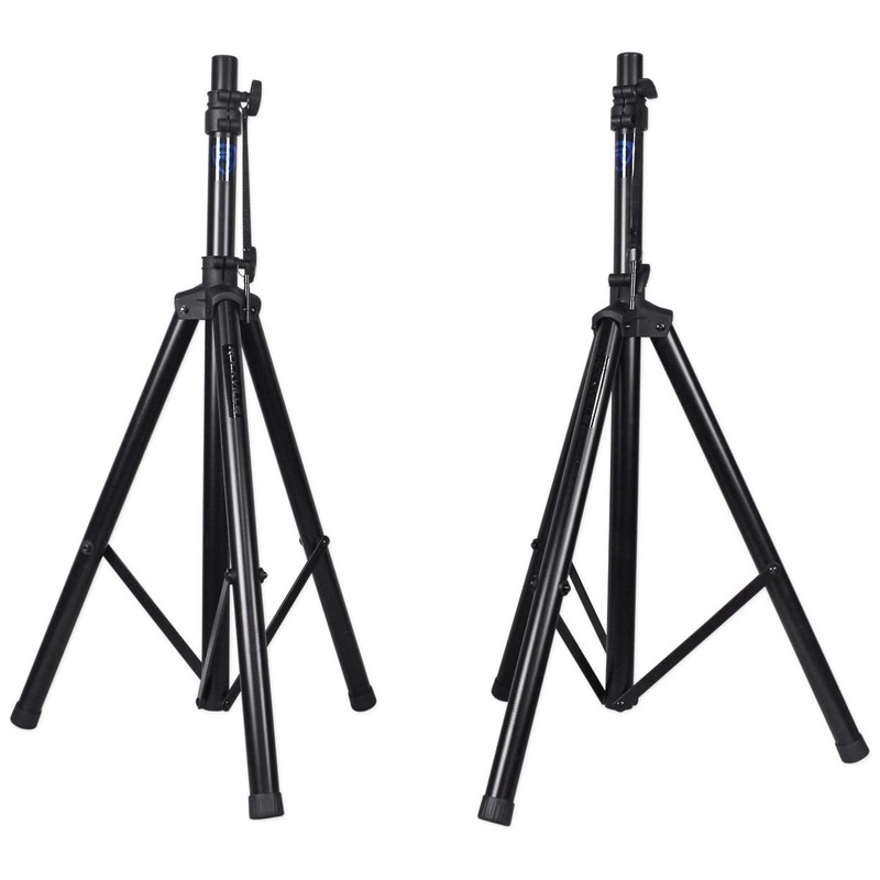 Rockville RVES1 Pair Tripod DJ PA Speaker Stands with Carry
