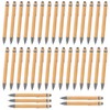 IWILCS Wooden Ballpoint Pens, Pack of 35 Wooden Ballpoint Pens,