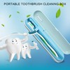 USB Charging UV LED Toothbrush Cleaning Box Ultraviolet Toothbrush Cleaner