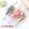 LHLZNB 3Pcs Bath Shower Loofah Sponge,Long Stretch Back Sponge Exfoliating