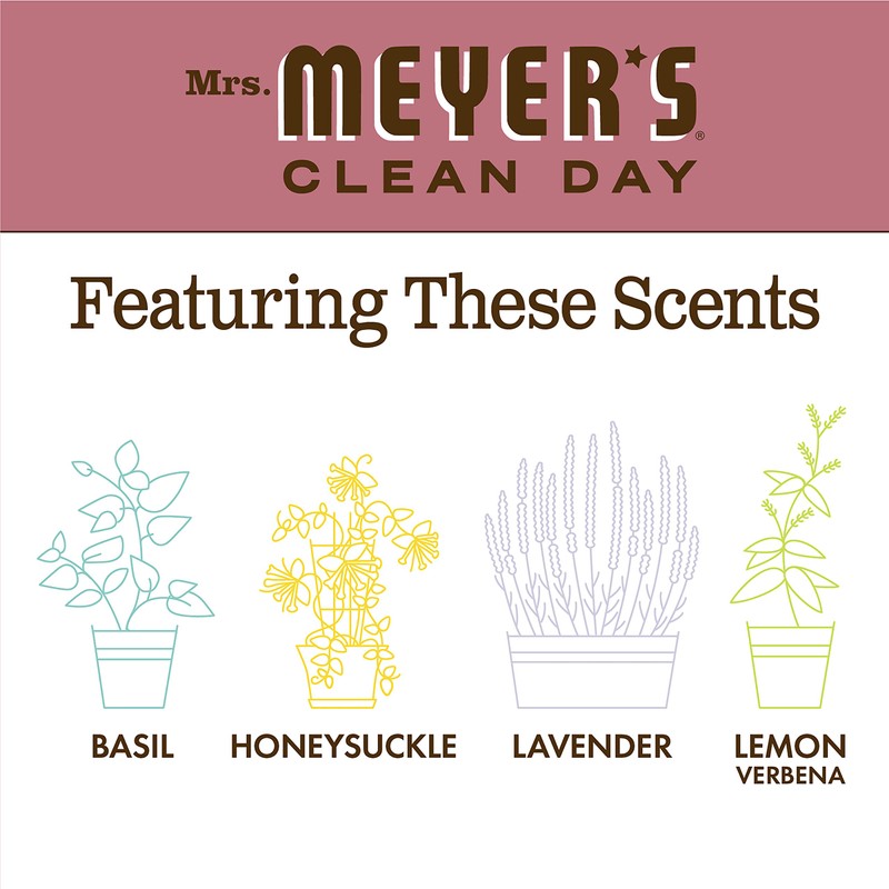 Mrs. Meyer's Clean Day Liquid Dish Soap, Rosemary, 16 Ounce