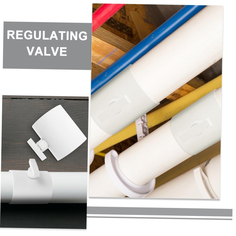 Tofficu Air Flow Control Valve Backdraft Damper for Airflow Regulation